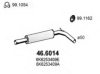 SEAT 6K6253409AA Middle Silencer